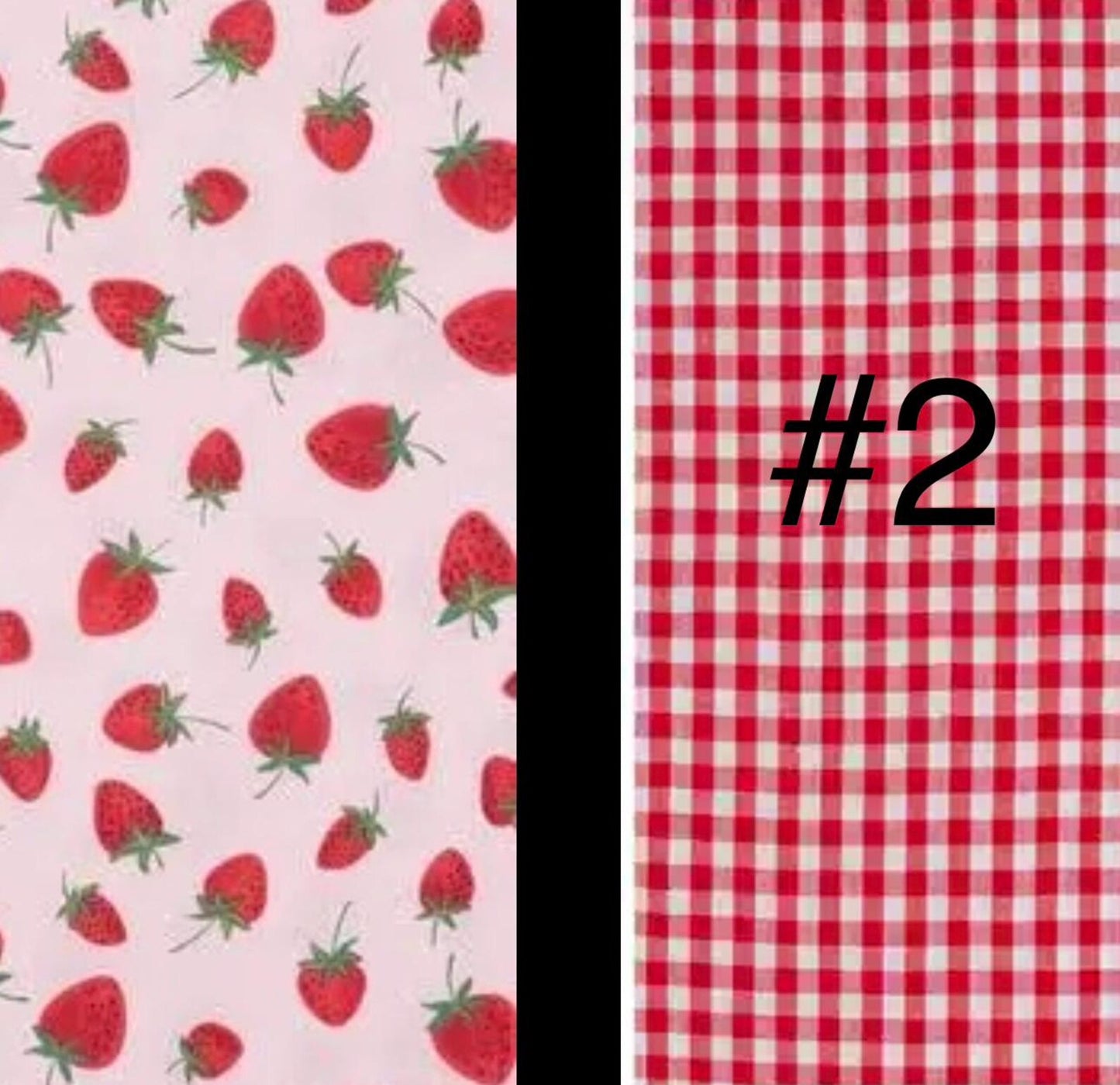 Strawberry Puff flutter sleeves with Red Bow Back (Copy)