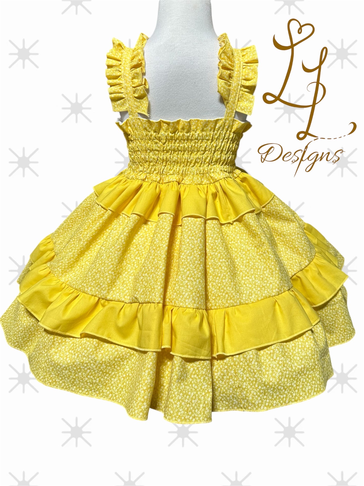 Yellow Princess Dress – Girls Boutique Fairytale Gown