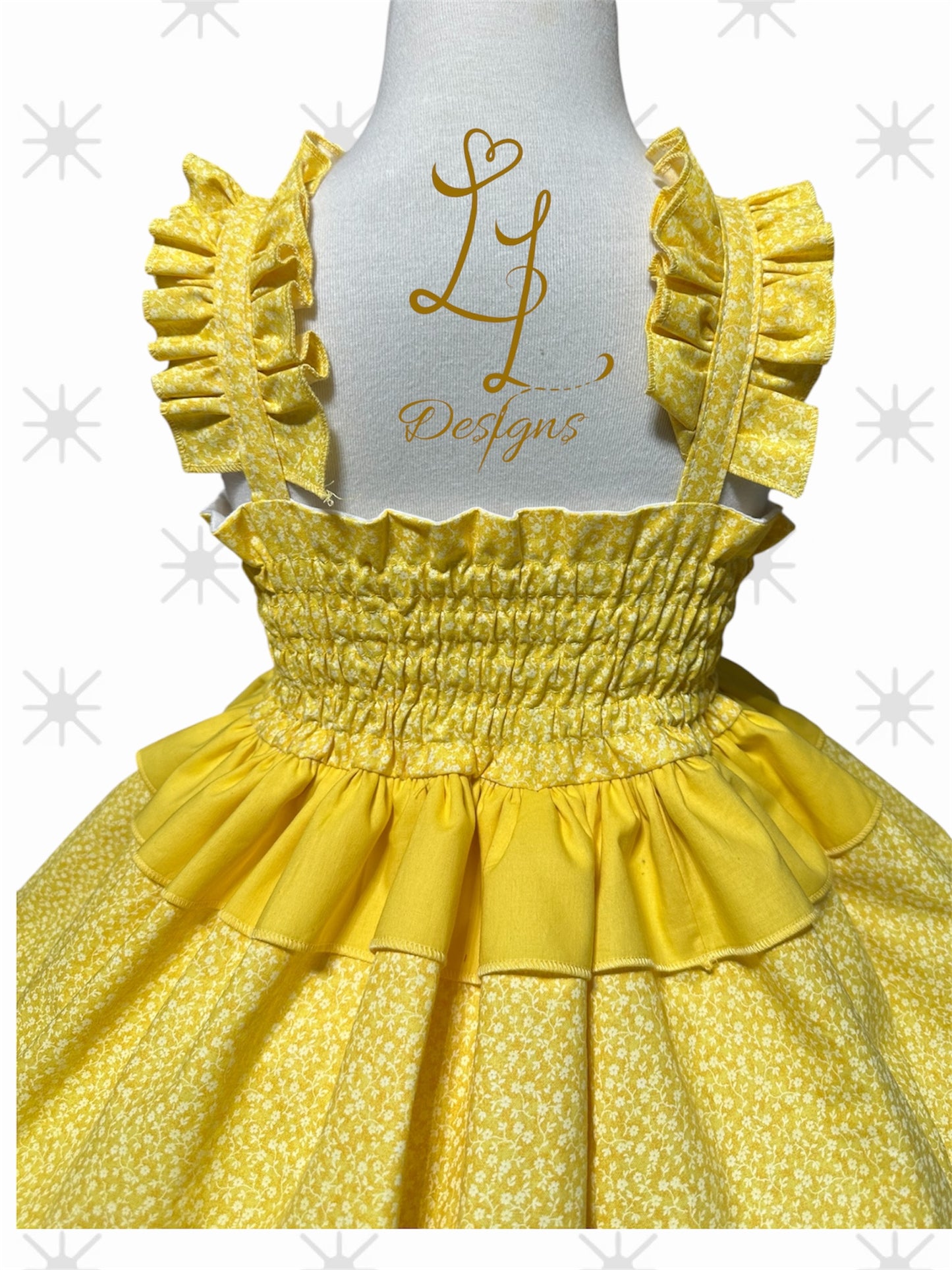 Yellow Princess Dress – Girls Boutique Fairytale Gown